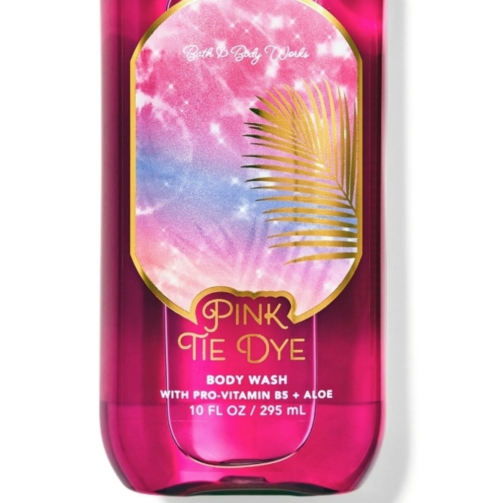 Bath & Body Works Pink Tie Dye Body Wash